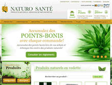Tablet Screenshot of naturosante.net